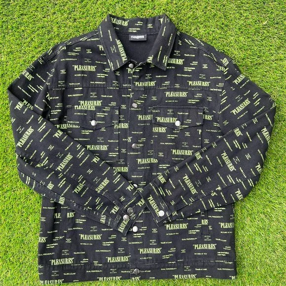 PLEASURES All Over Print Jacket - Picture 1 of 2